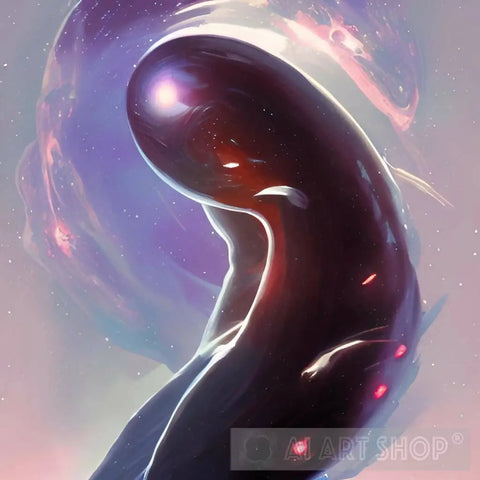 Space Cosmos Wave Ai Artwork