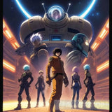 Space Cowboy Hunting Ancient Threats Portrait Ai Art