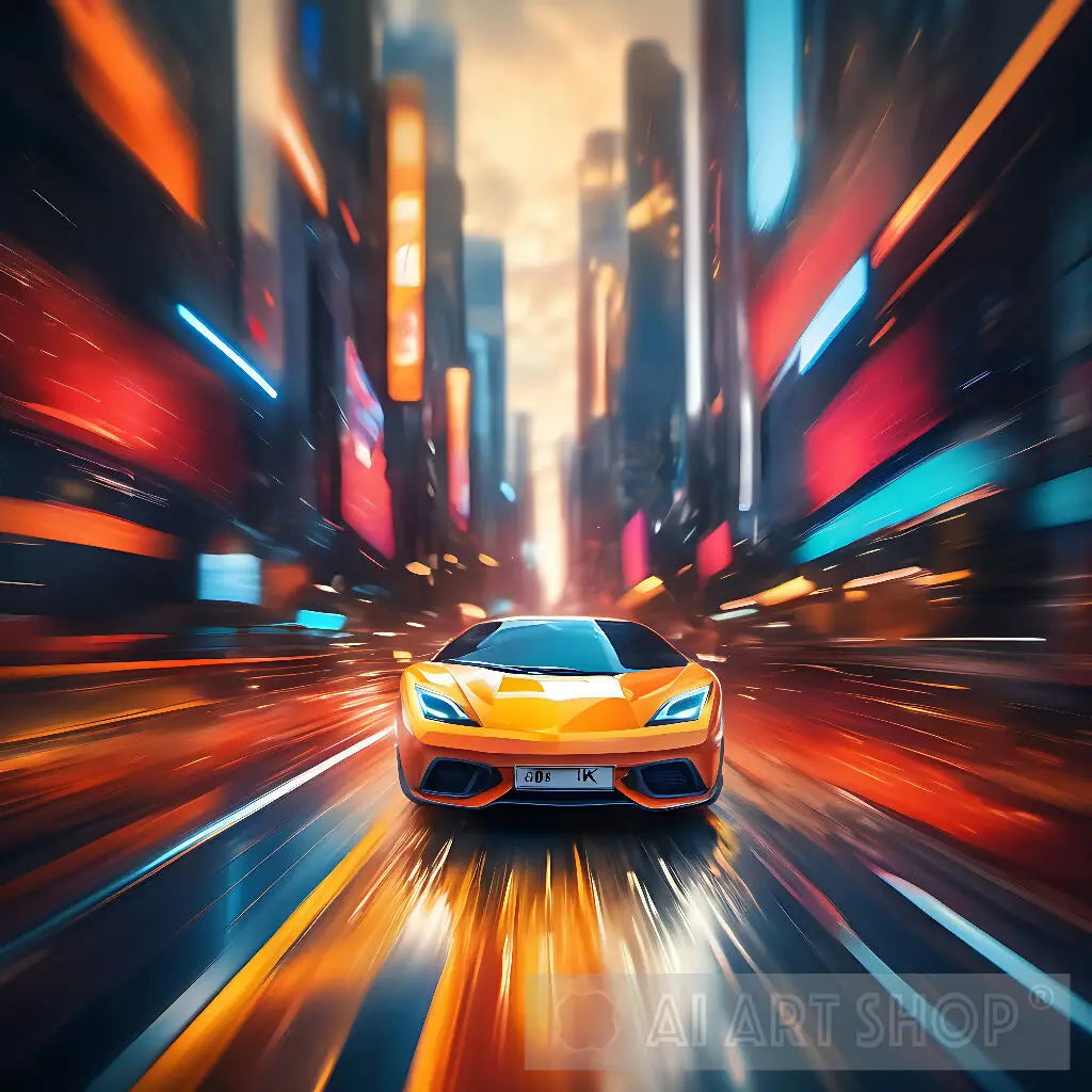 Speed Car Racing View Speed car