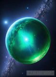 Sphère De Lumière Étoile Planète Abstract Ai Art