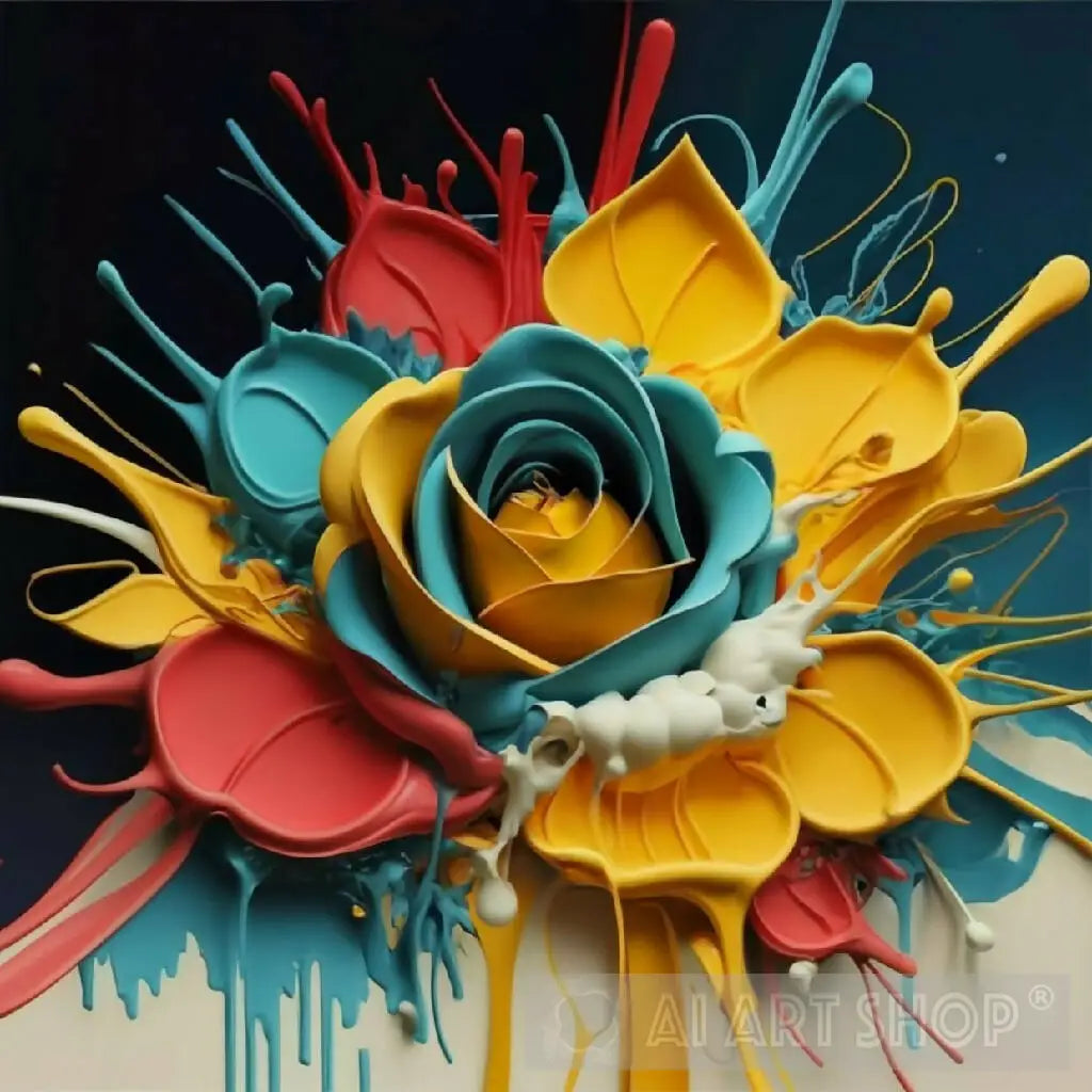 Splash flowers spring