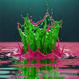 Splash Water Cooler Green And Blue Rose Ai Artwork