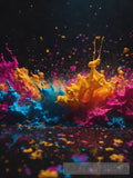 Splashes Of Colours Ai Artwork