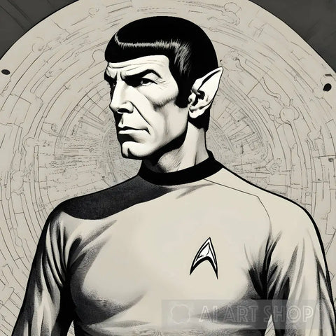 Spock - Ai Art 2 Live Long And Prosper Artwork