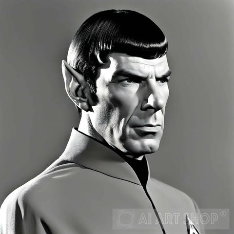 Spock - Live Long And Prosper Ai Artwork