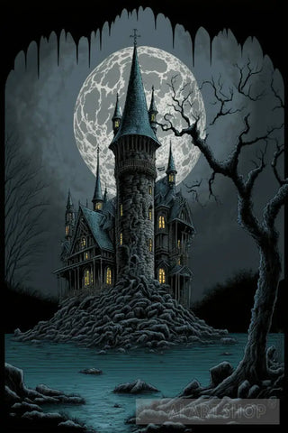 Spooky House 7 Ai Artwork