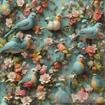 Spring Birds 3D Ai Artwork