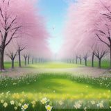 Spring Blossoms Landscape Ai Art