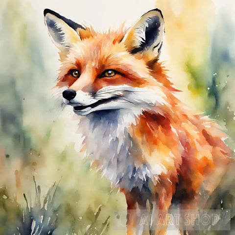 Spring Fox Animal Ai Art