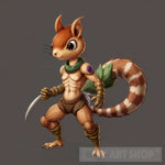 Squirel Character Fighter Male 1St Concept Ai Artwork