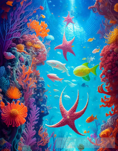 Starfish Nature Ai Art