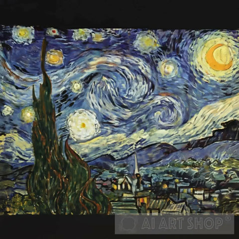Starry Night Ai Artwork