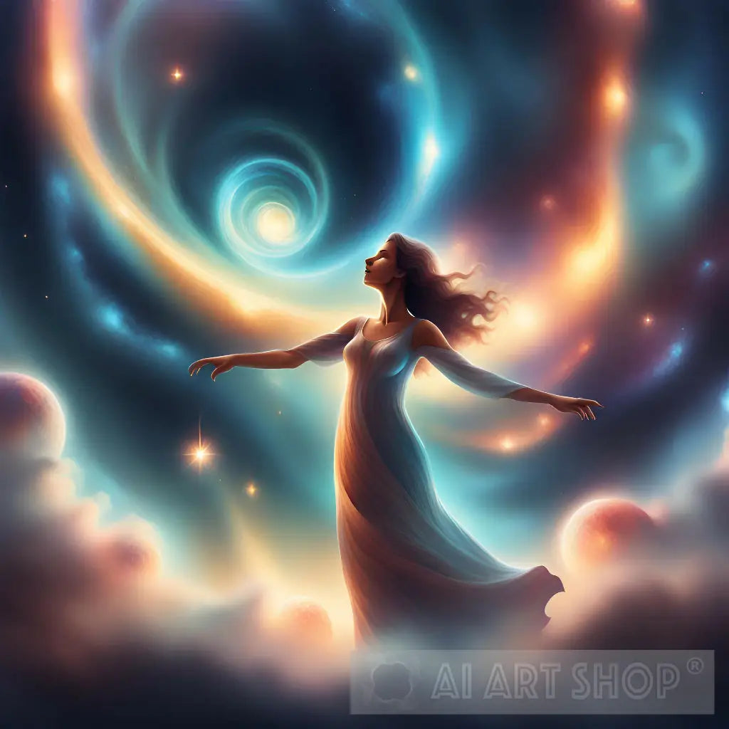 Stars, universe, galaxies, human