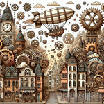 Steampunk Dreams Architecture Ai Art