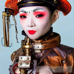 Steampunk Geisha Sky Captain Ai Artwork