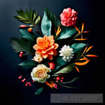 Still Life: Vibrant Bouquet Ai Painting