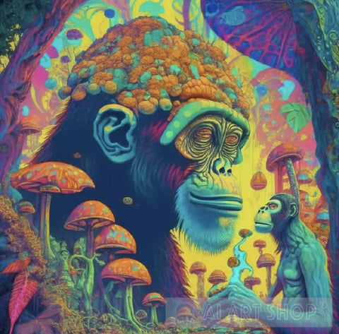 Stoned Ape Ai Artwork