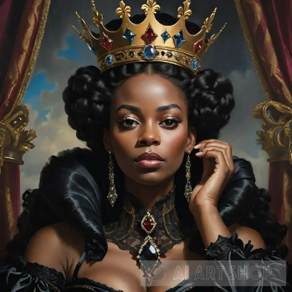 black royalty black queen black art black ai art black royalty blac... 