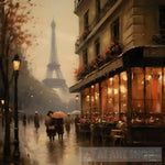 Streets Of Paris Ai Painting