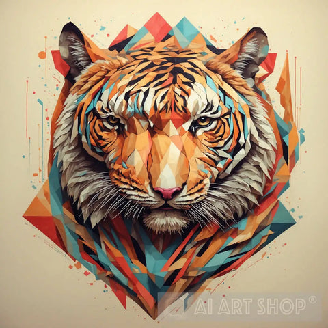 Strong Tiger Ai Artwork