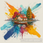 Stunning Watercolor Landscapes Landscape Ai Art