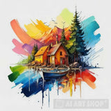 Stunning Watercolor Landscapes Landscape Ai Art