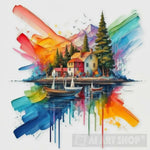 Stunning Watercolor Landscapes Landscape Ai Art