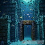 Submerged Library: A Breathtaking Underwater Haven Of Knowledge Ai Artwork