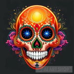 Sugar Skull - Colorful Creation Ai Artwork