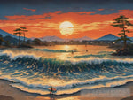 Sun Set View Ai Painting