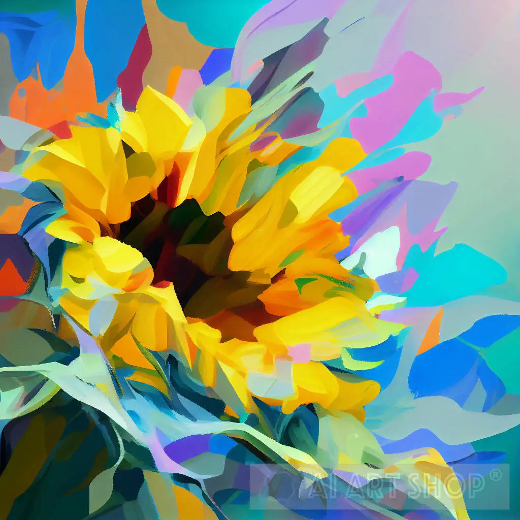 Sun Flower Abstract Sunflower