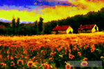 Sunflower Field Impressionism Ai Art