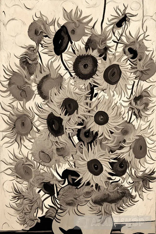 Sunflower Pitcher Ai Artwork