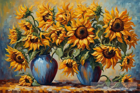 Sunflower Still Life Ai Art