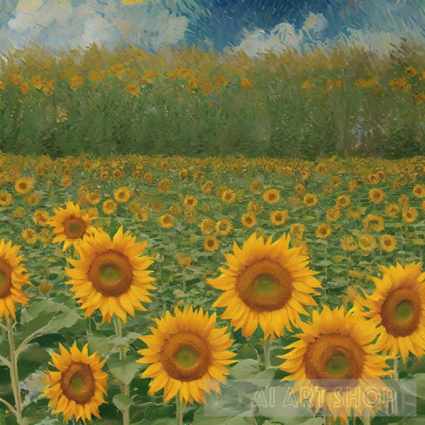 Sunflowers Ai Artwork