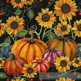 Sunflowers And Pumpkin And Branch Ai Artwork