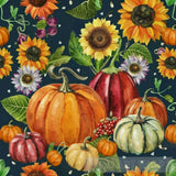 Sunflowers And Pumpkin And Branch Ai Artwork