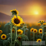 Sunflowers Nature Ai Art