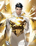 Superman Gold Ai Artwork