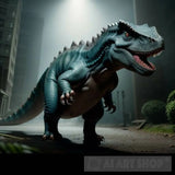 Supernatural Detective With A Pet Dinosaur Portrait Ai Art