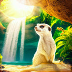 Suricata Ii In Heavens Place Animal Ai Art