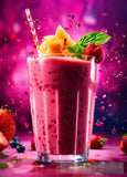 Sweets And Natural Drinks Ai Artwork