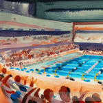 Swimming Competitions Modern Ai Art