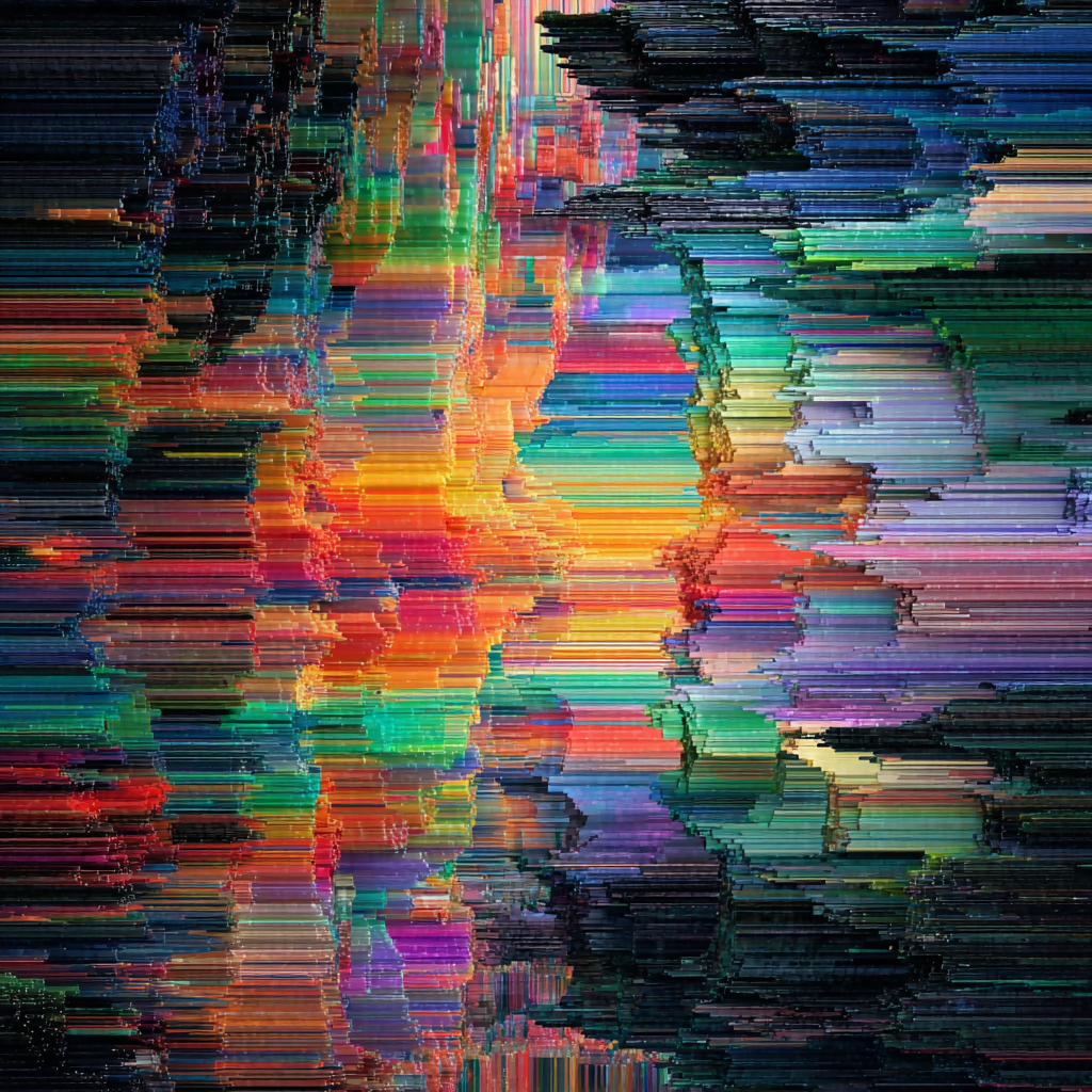 Color Fragments: Abstract Digital Art Series