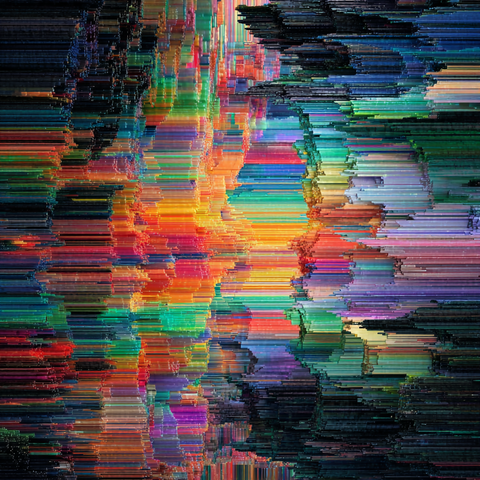 Color Fragments: Abstract Digital Art Series
