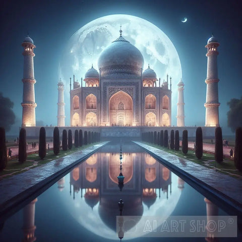 Taj Mahal Agra Ai Artwork