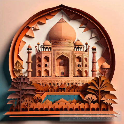 Taj Mahal Ai Artwork