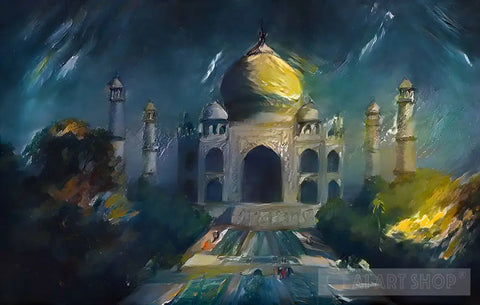 Taj Mahal - Symbol Of Love Ai Painting