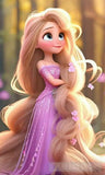 Tangled-Rapunzel Portrait Ai Art