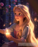 Tangled-Rapunzel Portrait Ai Art